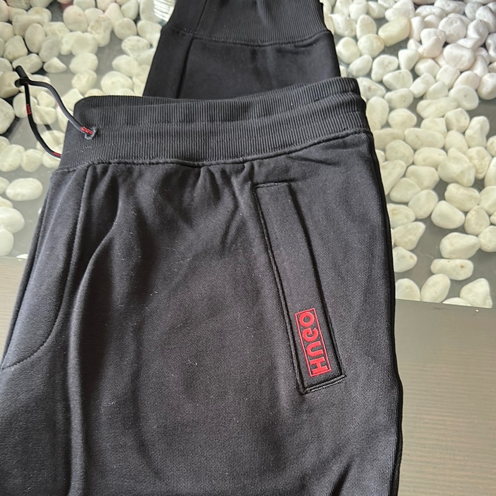 Hugo Black Jogger Pants